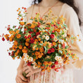 26 Small Rose Rose Simulation Silk Flower Artificial Flowers Dry Flower Decoration  Wedding Wedding Wholesale