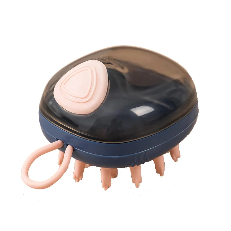 Soft Silicone Plastic Dog Massage Bathroom Shower Shedding Hair Comb Bath Soap Shampoo Dispenser Grooming Brush Scrubber