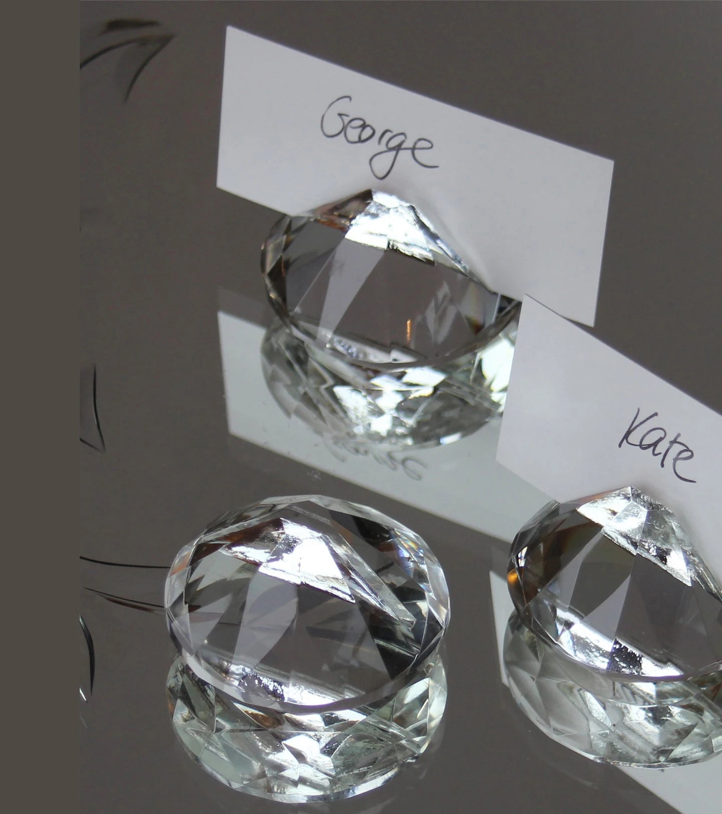 Crystal Diamond Place Card Holder MH-B0266