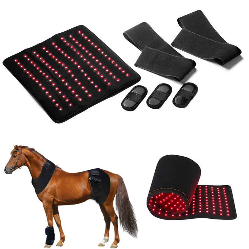 OEM ODM LED Red Light Infrared Light Pet Therapy Led Lamp Horse Leg Red Light Therapy Pad Machine for Horse Back