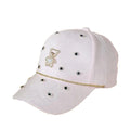 Outdoor Activity Cap Custom Logo New Stylish and Simple Pearl Bear Thin Sunshade Cotton Baseball Cap