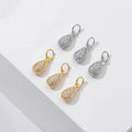Small Gemstone Teardrop Charm 925 Sterling Silver Water Drop Charms for Jewelry Making Supplies