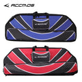 Accmos Canvas Archery Compound Bow Hard Bag Shoulder Back Carrying Quiver Bag Holder Hunting Shooting Outdoor Sports Accessory