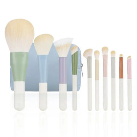 Wholesale Direct Sales Molandi Series 10 Makeup Brush Mini Makeup Brush Set Professional Makeup Brush ABS