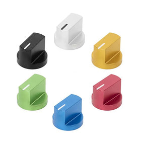 Custom CNC Machining Anodized Aluminum Potentiometer Knobs Electric Control Round Rotary Switch for Oven Made Aluminum Alloy