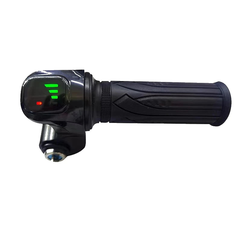 Cheap Low Price Throttle Ebike Electric Bicycle 36v 48v 60v Twist Throttle With Power Indicator and Key for Electric Wheel Kit