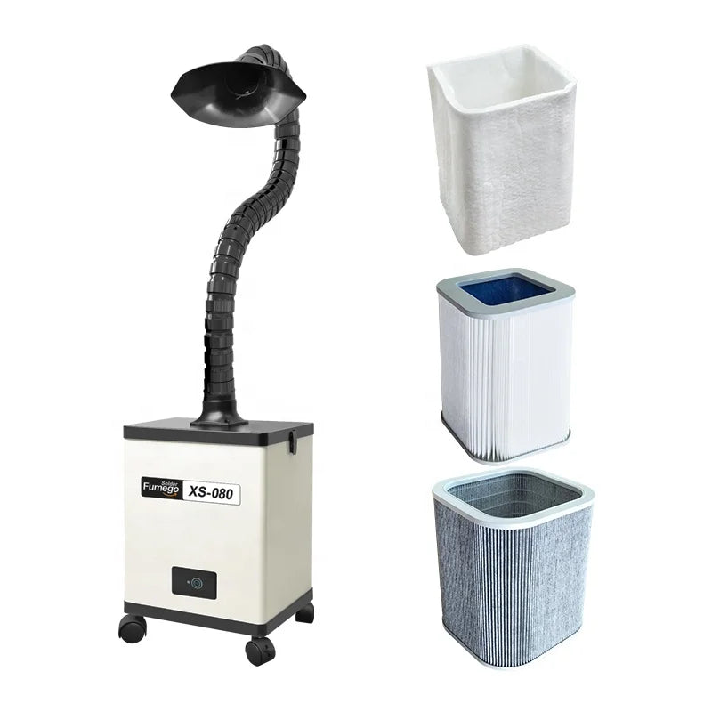 Economic Version Fume Extractor for Soldering with Single Flexible Extraction Arms