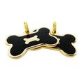 Soft Enamel Bone Shape Custom Dog Collar Tags Metal Wholesale
