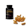 Turmeric Curcumin Herbal Supplements Energy-Providing Nutrition Capsules 500mg 60 Capsules/Bottle
