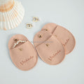 7.8*8.5cm Gold Button Velvet Suede Microfiber Jewelry Packaging Pouch Nude Embossed Flap for Earrings Rings Elegant Gift Idea