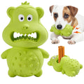 Two-Faced Monkey Chew Toy for Aggressive Chewers Rubber Slow Food Toy Sound Strong Wear Resistant Dog Chew Toy for Clean Pets