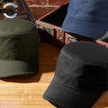 Wholesale Outdoor Sun Visor Big Size Baseball Cap Retro Cotton Custom Logo Unisex Fat Top Cadet Hat