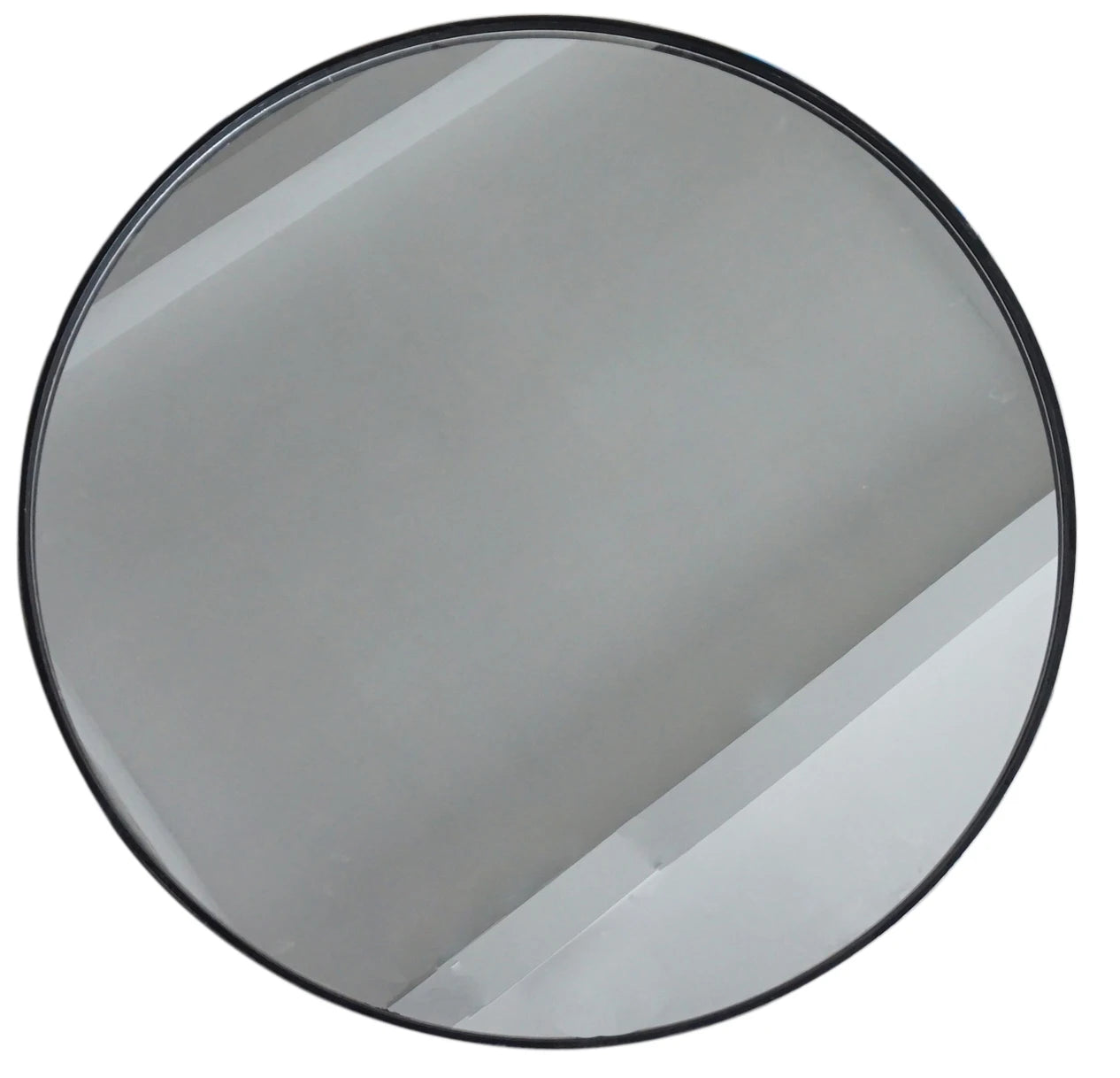 100cm Contemporary Simple Large Circle Wall Mirrors Modern Big Black Round Wall Mirror for Bathroom