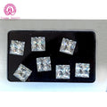 Factory Wholesale Synthetic Gemstone Loose Moissanite Stone D EF GH IJ Square Princess Cut Moissanite Loose for Jewelry
