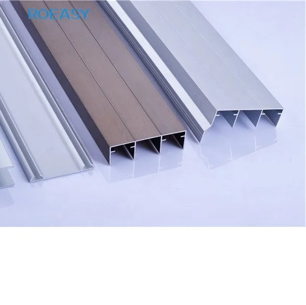 Roeasy Irregular Aluminum Frame Profile Sliding Track for Window and Wardrobe Sliding Door
