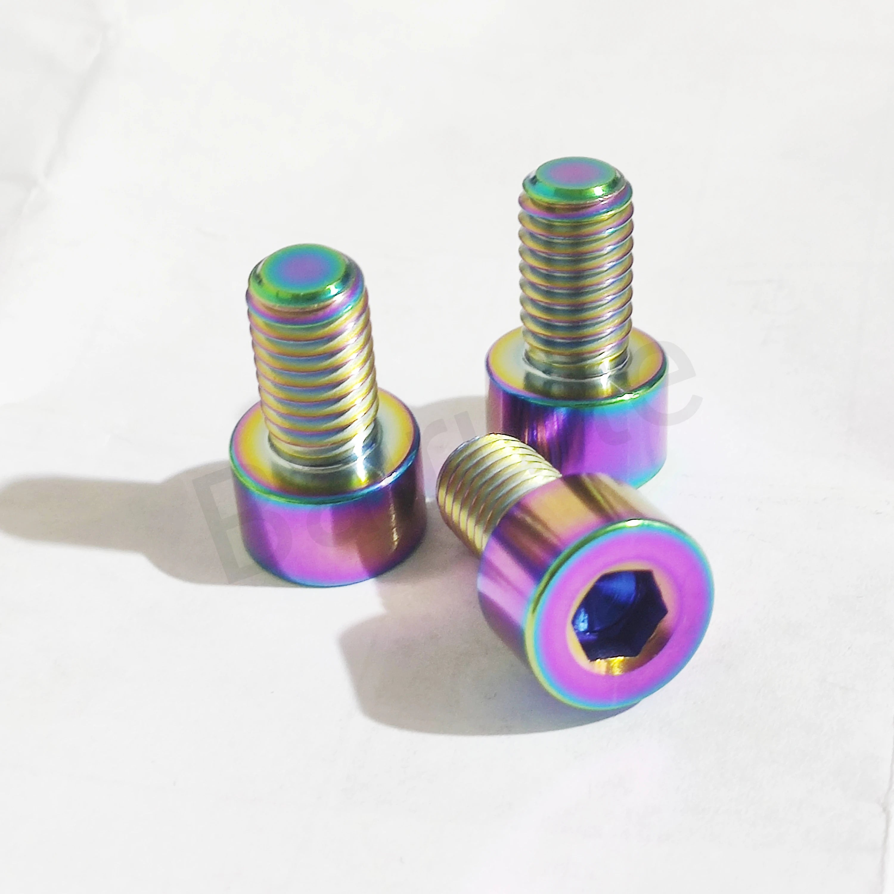 DIN912  Gr5 Titanium Hexagon Socket Head  Bolts for Industry