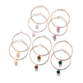 BINSHUO Wholesale Customization Hawaiian Jewelry Big Hoop Gold Plating Multicolor Pearl Pendant Earrings for Women Girl