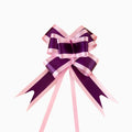30# Floral Lridescent Pull Bow Ribbon for Gift Packaging Box Flower Decorative Wholesale Nylon Satin Organza Pull Bow Ribbon