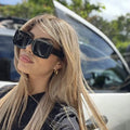 Wholesale Price Narrow Frame Sunglasses Square Frame Sunglasses for Women Premium Style Fashionable Sun Glasses