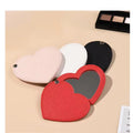 Mini Heart Jewelry Makeup Mirror Portable Jewelry Cosmetic Mirror Folding Pocket Compact Mirror