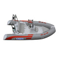 CE Certified 430cm Rib Inflatable Fiberglass Electric Stable High-Speed Fishing Rowing Boat 1.2mm PVC Hypalon Engine Rescue