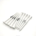OEM Factory Customized Logo Printing 83mm White Wooden Bamboo Golf Tee Bulk Packed