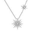 Luxury Real 925 Sterling Silver Charm Link Chain Pendant Necklace Jewelry Women Bridal Engagement Wedding Anniversary Gift