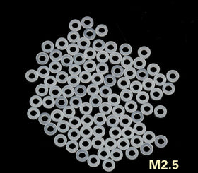 Nylon Flat Spacer Seals Washer Gasket Ring M2 M2.5 M3 M4 M5 M6 M8 Film White Plastic Nylon Washer