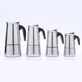 Stainless Steel Italian Classic Mocha Pot Portable Business-Stocked Coffee & Tea Set