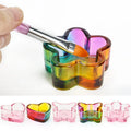 Nail Supplies Manicure Jewelry Rhinestones Storage Cups Nail Pen Brush Cleaning Liquid Glass Cup