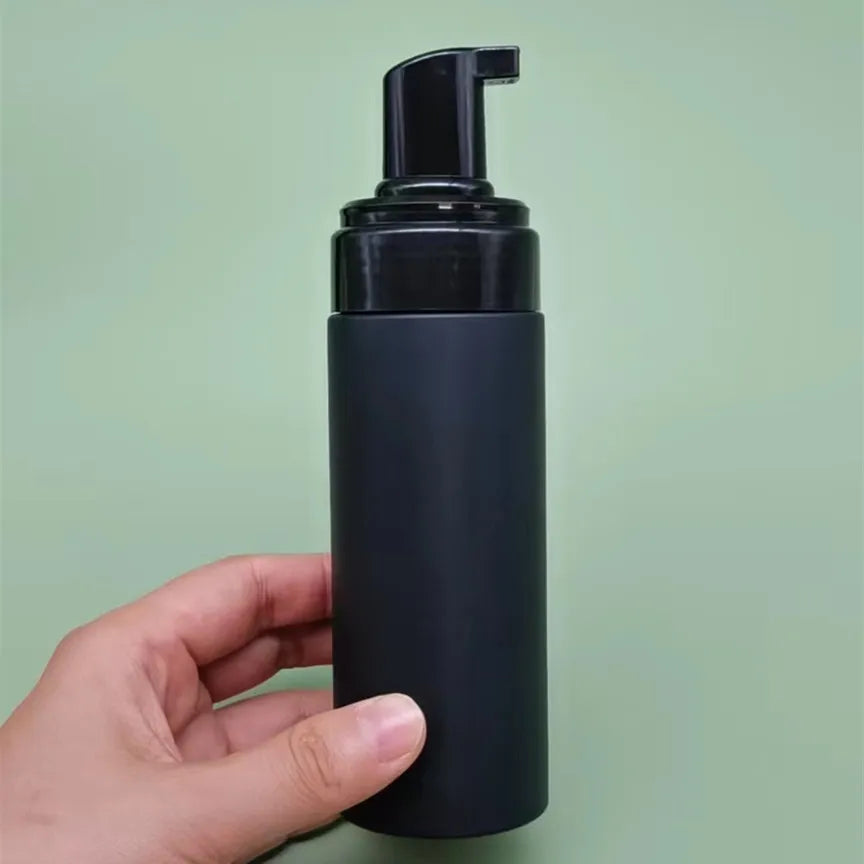 30ml 50ml 60ml 100ml 150ml 200ml Mousse Foam Bottle Face Wash Cream Clean Plastic Bottle Empty Matte Black Shampoo Container