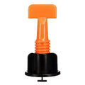 Reusable PP+Stainless Steel Tile Leveling System Kit Customized Color Flat Floor Wall Construction Tool Tile Accessories OEM