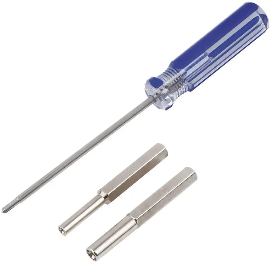 Repair Tool Kit DIY Tri-Wing 3.8mm & 4.5mm Security Screwdriver Bit Games Tool Kit for Nintendo Wii Switch & 3DS