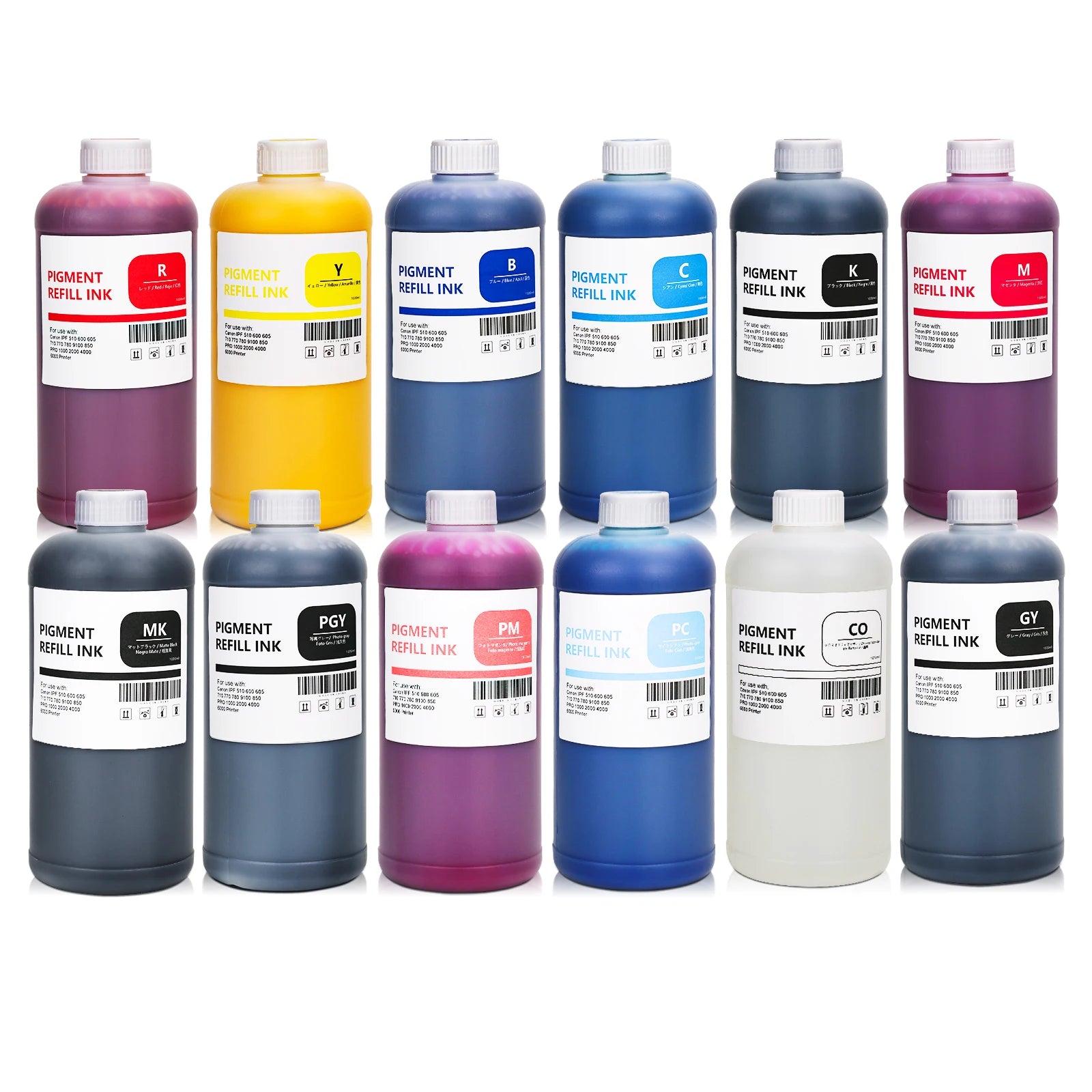 PFI710 Pigment Ink Water Based Ink for Canon ImagePROGRAF TX TX-2000 TX-3000 TX-4000 Printer Print for Photo Canvas Material