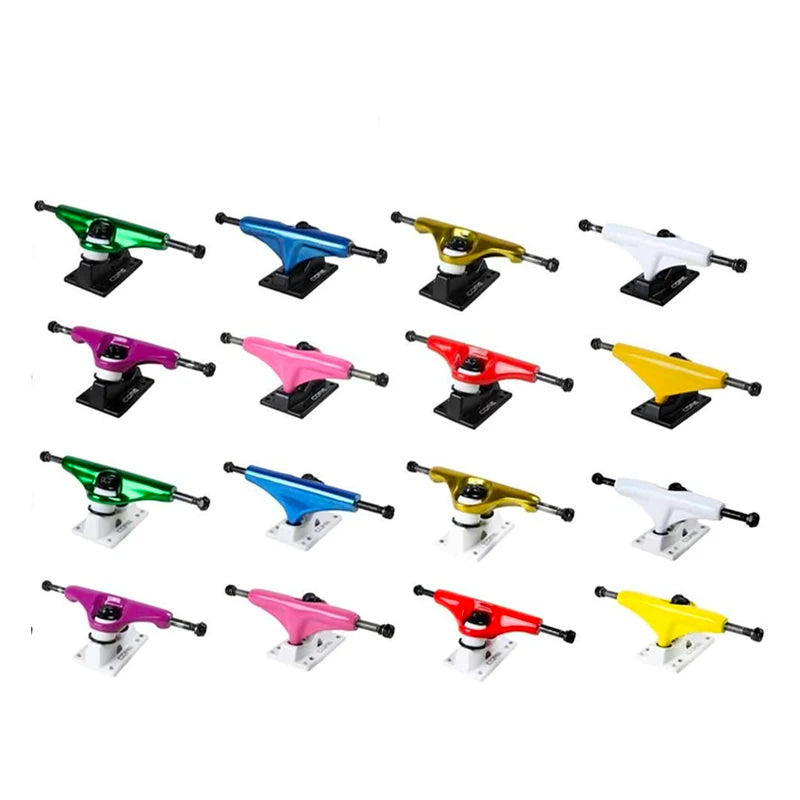 Wholesale Customized 5.0 Inch 5.25 Inch 5.5 Inch Aluminum Alloy Cruiser Skateboard Polished Trucks