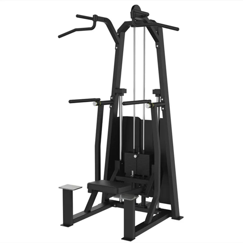 Commercial Gym Fitness Equipment Bodybuilding Dip/chin Assist Pin Loaded Selection Machine Assisted Chin Dip Machine