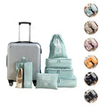 New Arrival 6 Piece Luggage Clothes Storage Travel Bag Set Lightweight Packing Cubes Compression Organizer Bag