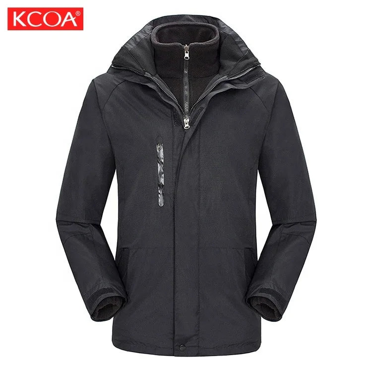 2020 Polyester Fleece Warm Heater Men & Ladies Black Mountain Snowboard Winter Wind Breaker Coats and Jackets With  Hoodie