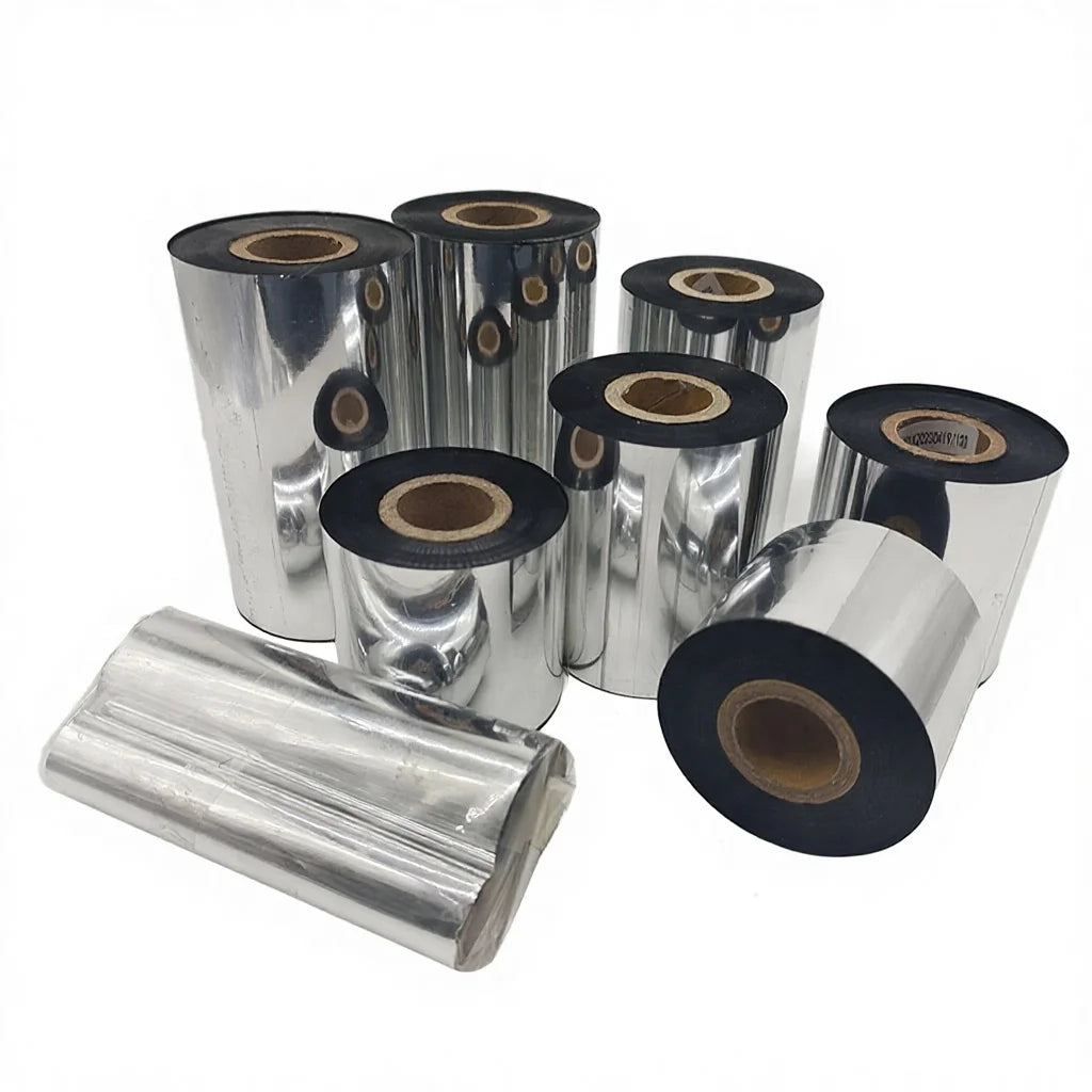UNIONCODING 110mmx300M Black Wax Thermal Transfer Ribbon TTR Ribbon Barcode Printer Ribbon