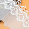 1Yard Embroidery Hollow Ribbon Cotton Lace Trim Wedding Dress Clothing DIY Sewing Fringe