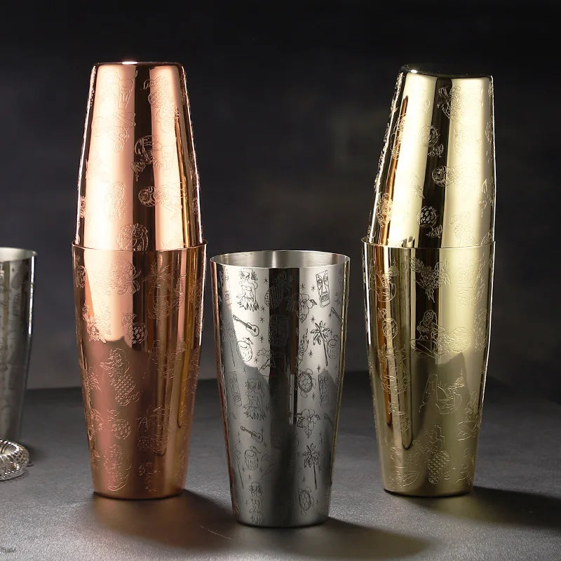 New Product Ideas 2025 Trends Bar Accessories Luxury Stainless Steel Martini Drink Mixer Cocktail Shaker
