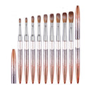 Private Label Luxury 100% Kolinsky Acrylic Nail Brush Pure Kolinsky Acrylic Nail Brush