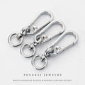 PD647 Gourd Buckle Keychain Climbing Hook Car Keychain Strong Carabiner Shape Keychain Accessories Metal Vintage Key Ring