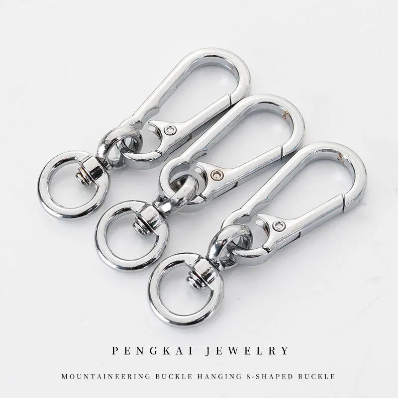 PD647 Gourd Buckle Keychain Climbing Hook Car Keychain Strong Carabiner Shape Keychain Accessories Metal Vintage Key Ring