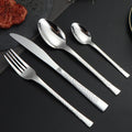Luxury Stainless Steel Flatware Set for Hotels Restaurants Western Steak Butter Knife Dessert Spoon Fork for Dining Catering