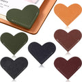 Ready to Ship Leather Heart Bookmark Page Bookmark Leather Reading Book Marker Cute Accessories