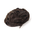 Male Hair Prosthesis Ultra-Thin 0.03mm Skin V-looped Toupee Men 100% Human Hair Invisible Hairline Men's Capillary Prothesis