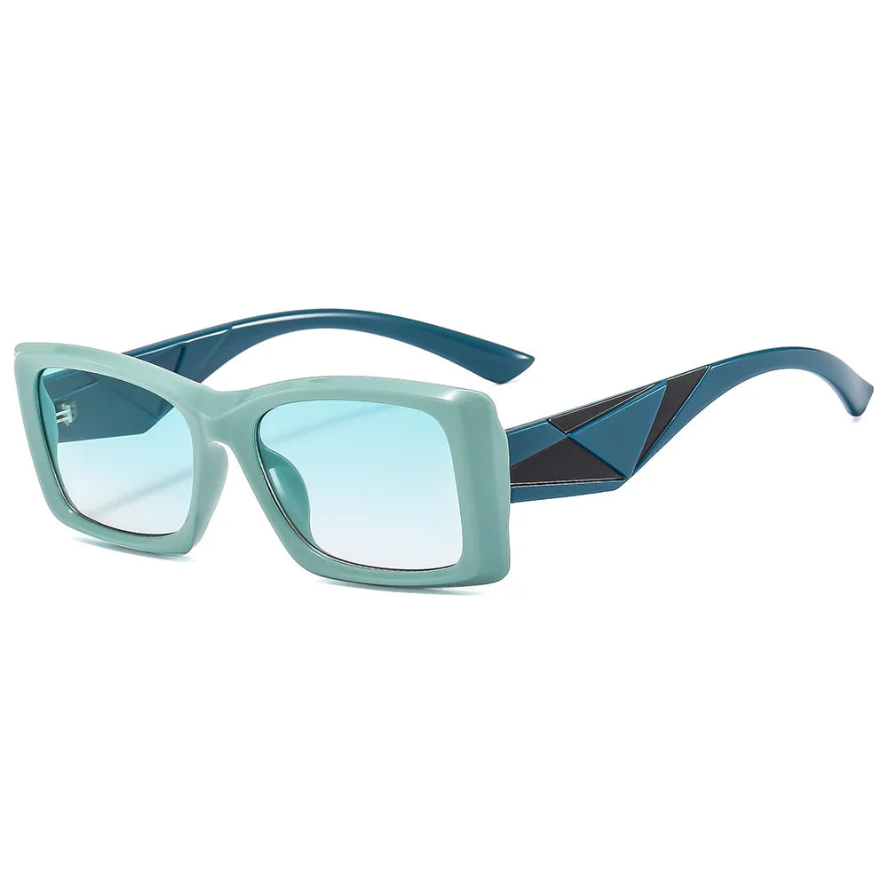 DOISYER New UV400 Women's Square Sunglasses Custom Made Trendy Pilot Style with Small Frame Fashion Personality Promotional