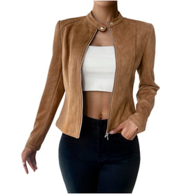 Wholesale Women's Jacket Spring and Autumn Long Sleeve Casual Outerwear Fashion Suit Jacket Women's Clothing