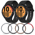 IVANHOE for Samsung Galaxy Watch 4 40MM 44MM Bezel Ring Cover Stainless Steel Protection Case Smart Watch Protective Frame